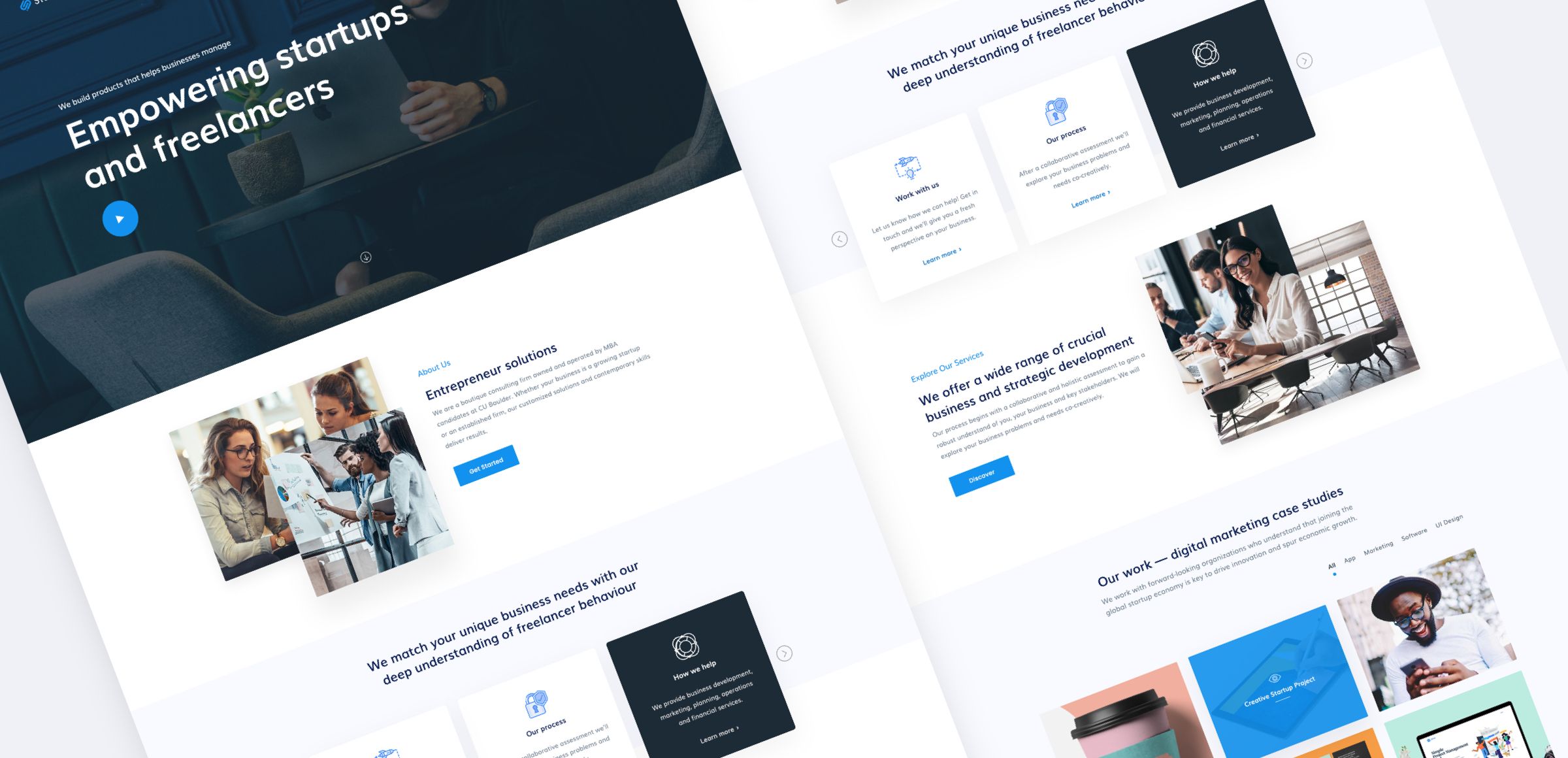 Startflow Premium PSD Template