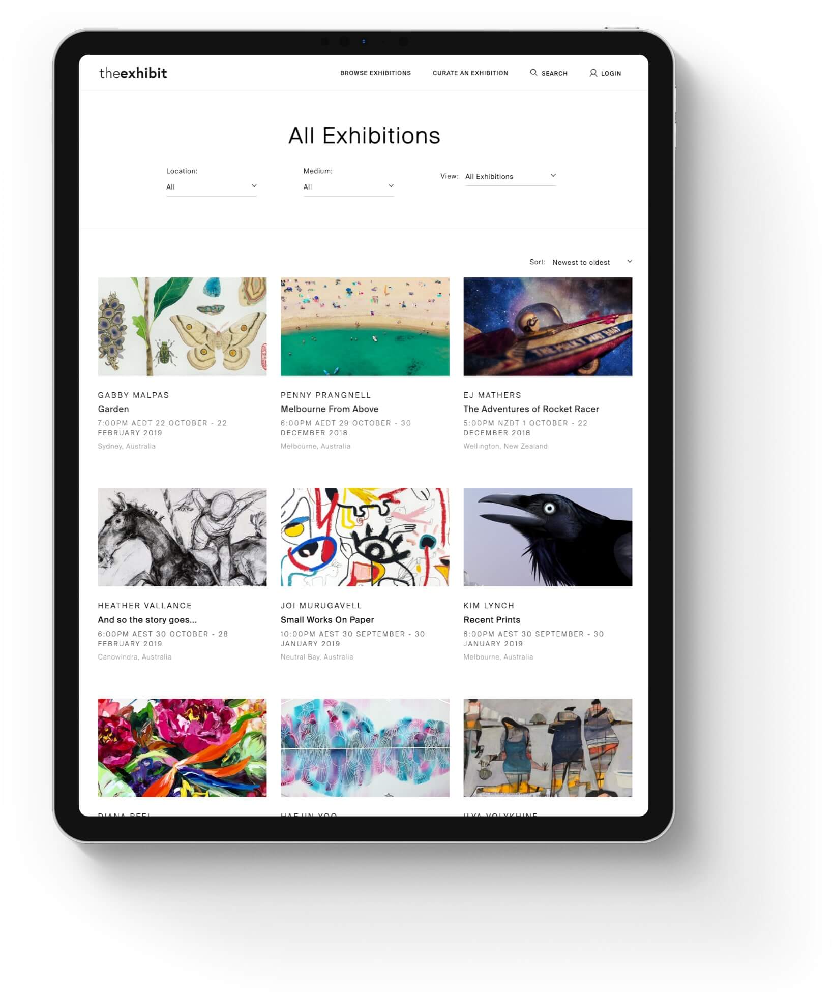 the exhibit responsive e-commerce experience